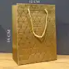 Mini Boy Gold Karton Hediye Çantası