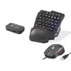 Mobil Oyun Klavye Mouse Dönüştürücü Seti Rgb Siyah K191