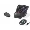 Mobil Oyun Klavye Mouse Dönüştürücü Seti Rgb Siyah ND762