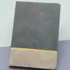 Öğretmenler Günü Hediyesi Yazılı Deri Defter Gri