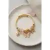 Pembe Kelebek Charmlı Bileklik