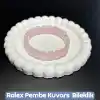 Pembe Rolex Kuvars Taş Bileklik