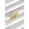 Pirinç Arpa Baget Zirkon Taşlı Kadın Yüzük