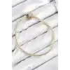 Pirinç Charm Zirkon Taşlı Yıldız Model Gold Renk Kadın Bileklik