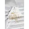 Pirinç Gold Renk 6 Çiftli Kadın Küpe Seti