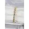 Pirinç Gold Renk Arpa Model Kadın Bileklik