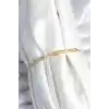 Pirinç Gold Renk Kadın Manifest Bileklik