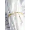 Pirinç Gold Renk Kalp Model Kadın Bileklik