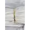Pirinç Gold Renk Kalpli Model Kadın Bileklik
