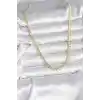 Pirinç Gold Renk Sıralı Yıldız Kadın Kolye