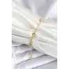 Pirinç Gold Renk Yıldız Model Kadın Bileklik