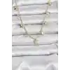 Pirinç Gold Renk Yıldız Model Kadın Kolye