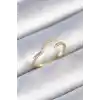 Pirinç Gold Renk Zirkon Taşlı Kadın Yüzük