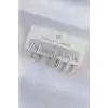 Pirinç Gümüş Renk Dikdörtgen Model Küpe Seti