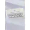 Pirinç Gümüş Renk Kalp Model Küpe Seti