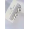 Pirinç Gümüş Renk Kalp Model Küpe Seti