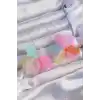 Pirinç Karışık Renkli Flora Küpe