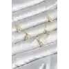 Pirinç Minimal Messika Model Zirkon Taşlı Kadın Kolye