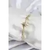 Pirinç VIP Seri Gold Renk Kutup Yıldızı Model Kadın Bileklik