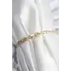 Pirinç VIP Seri Gold Renk Sıralı Damla Model Kadın Bileklik