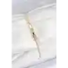 Pirinç Zirkon Taşlı Asorti Model Gold Renk Kadın Bilekilk