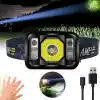 Pratik Sensörlü Sinyalli Kafa Lambası LED Güçlü Aydınlatma Yüksek Performans WT-024