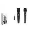 Profesyonel Kablosuz Uhf 2’Li̇ Mi̇krofon Seti̇ - 6.35Mm - Si̇yah HDX2791