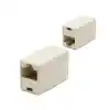 RJ45 To RJ45 Uzatma Adaptör Krem 10 Adet