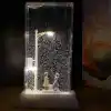 Romantik Sevgililer Tasarımlı Sokak Lambası Kar Küresi