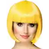 Sarı Renk Parti Peruğu Kısa Küt Saç