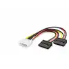 Sata Power Y Kablosu 2 In 1 16 Cm - Siyah HDX5525
