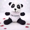 Seni Seviyorum Tişörtlü Sevimli Peluş Panda