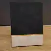 Siyah Çizgili Deri Defter