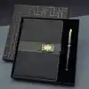 Siyah Tokalı Tarihsiz Ajanda Defter Kalem Set