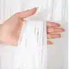 Soft Beyaz Renk Duvar ve Kapı Perdesi İthal 100x200 cm