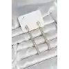 Su Yolu Baget Pirinç Kadın Küpe