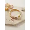 Trex ve Kalp Pembe Charmlı Bileklik