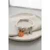 Turuncu Şans Tavşanı Charmlı Bileklik