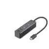 Type-c 3.2 Gen2 Hub 4 Port 10 Gbps Siyah TU1009