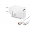 Type-C Hızlı Şarj Seti 33W Usb Adaptörlü - Beyaz ND1006