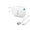Type-C Qc 3.0 Hızlı Şarj Seti 18W 3.4A Usb Adaptörlü - Beyaz ND1010