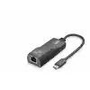 Type-C Usb 3.0 Ethernet Adaptör Gigabit - Siyah HDX7868