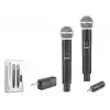Uhf Kablosuz 2 Mikrofonlu Set 6.35 Mm Siyah HDX2802