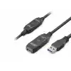 Usb 3.0 Active Repeater Uzatma Kablosu 10 M Siyah HDX7562
