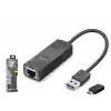 Usb 3.1 Usb Type-c Gen1 Ethernet Adaptör Gigabit Siyah LAN03