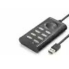 USB Hub 8 Port 480 Mbps 1 M Siyah HDX7052