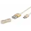Usb Micro To Usb Şarj Ve Data Kablosu Ps4 Gamepad Uyumlu Hasır 1.5 M HD4338
