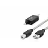 Usb Printer Kablosu 10 M - Silver Siyah HDX7559