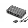 Usb Type-c 3.1 Gen1 All İn One Kart Okuyucu Cf Sd Microsd Ms Xd 5 Gbps Siyah HDX7064