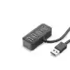 Usb Type-c 3.1 Gen1 Hub 4 Port 5 Gbps Siyah HDX7055